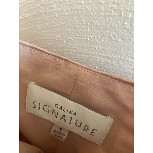 Galina Signature Charmeuse Draped One-Shoulder Dress in Sand 4 Bridesmaid Ball - Picture 9 of 13